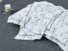 Комплект с летним одеялом семейный из печатного сатина 160х220 см, 2173-2OSP