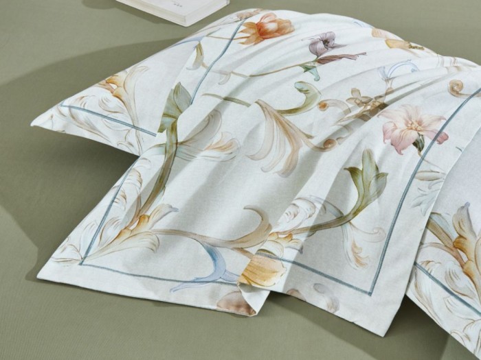 Постельное белье Asabella семейный, фланель 2213-7