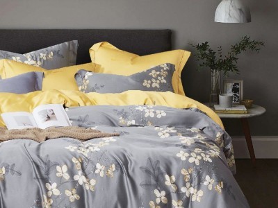 Постельное белье Asabella 1525-6 евро тенсел люкс-сатин