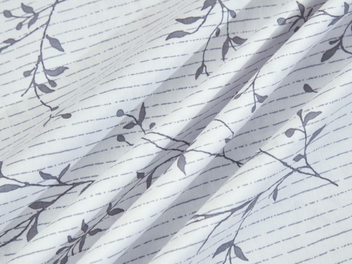 Комплект с ЛЕТНИМ одеялом из печатного сатина 200х220 см, 2173-OMP