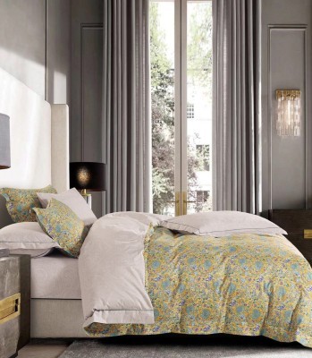 Постельное белье Asabella 1364-6/180 евро простыня на резинке печатный сатин